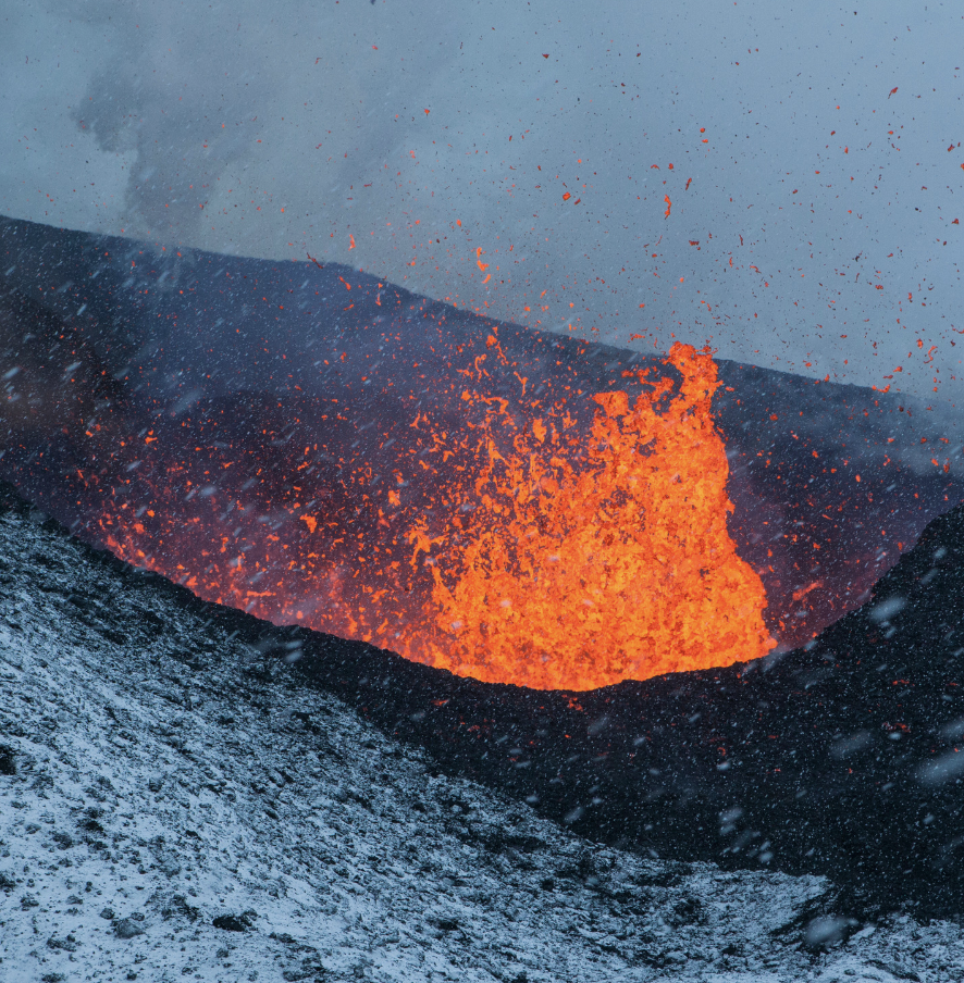 Fleeing the Fiery Fury: Islanders Escape as Volcanic Eruption Threatens and State of Emergency is Declared